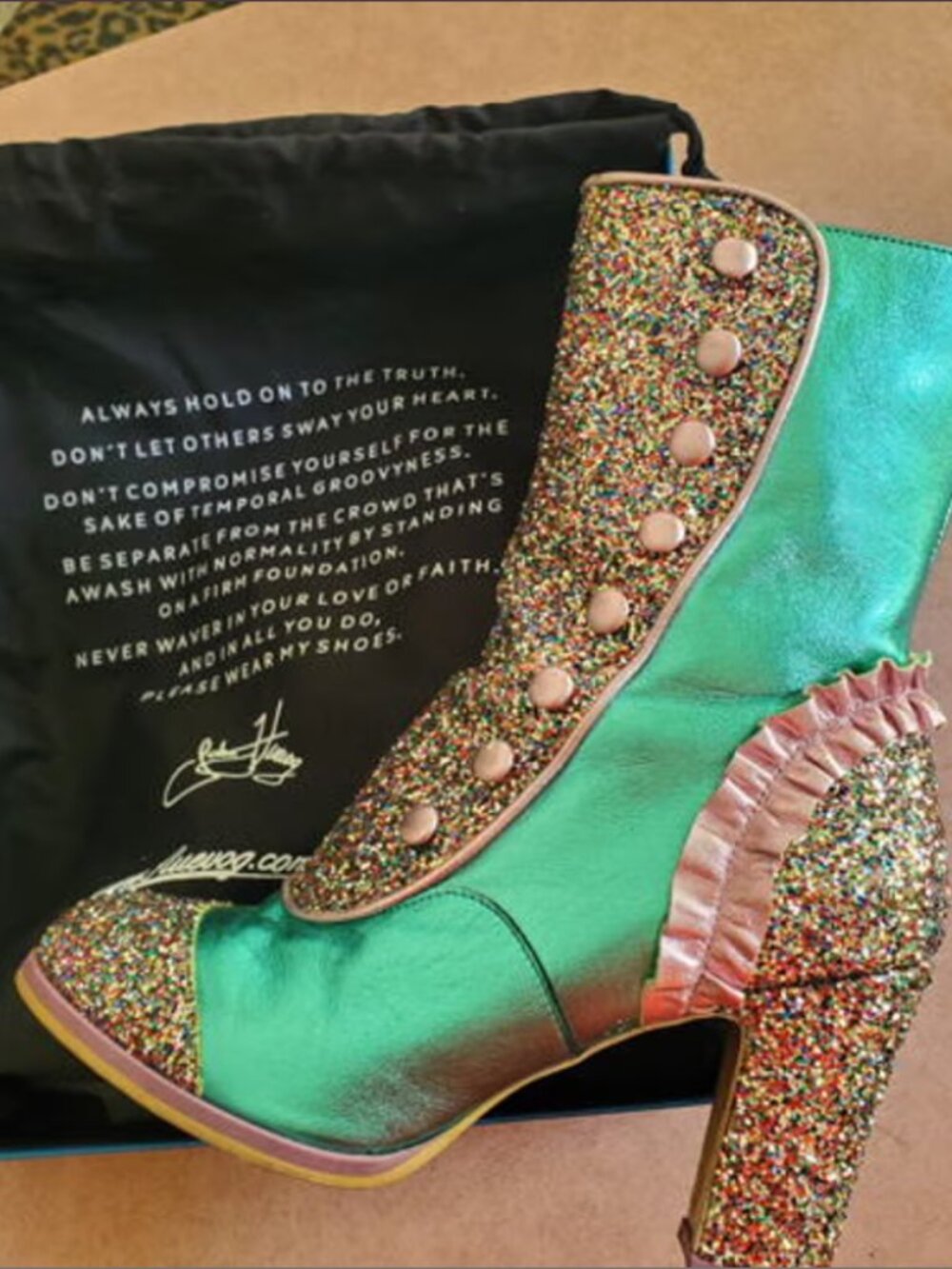 Fluevog Glitter Fairy Boots